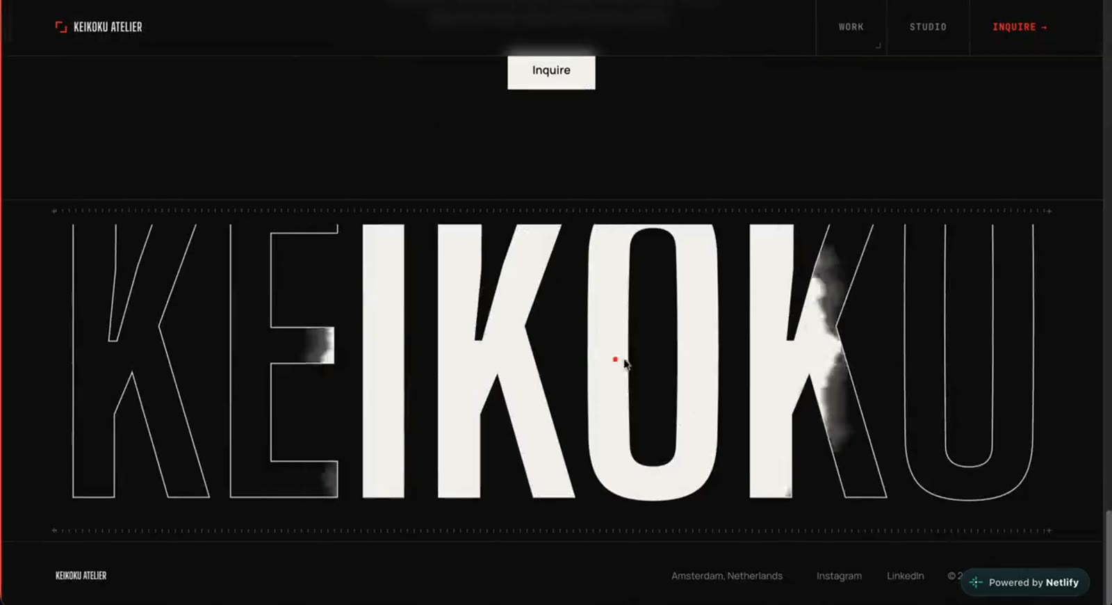 Keikoku Atelier website, screen 4