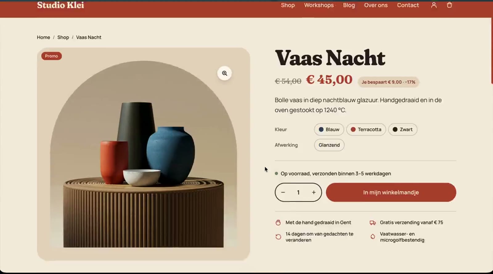 Studio Klei website, screen 2